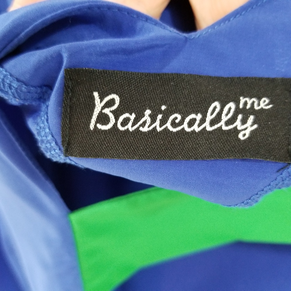 Basically Me Royal Blue Dress Sz Small / Medium - Picture 7 of 8